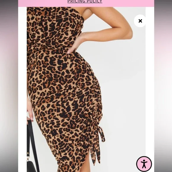 Super sexy chic leopard print asymmetrical dress 🐆 - Picture 10 of 12